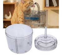 AMONIDA Solar Powered Pet Water Fountain, Automatic Cat Dog Drinking Fountain with Intelligent Detection, for Indoor Outdoor Use 2L Capacity