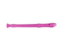 AMONIDA Soprano Recorder Instrument 8 Hole Descant Flute ABS Perfect for Kids Beginners in Classroom (Rose Red)
