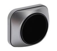 AMONIDA Square Lens Hood 55mm Aluminum Alloy Universal Camera Lens Hood Shade for Professional Photography (Silver)