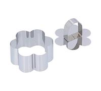 AMONIDA Stainless Steel Mousse Ring Mold Durable Cake Cutter for Desserts and Salads 1.6in Height (#3)