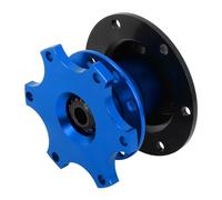 AMONIDA Steering Wheel Arrow Storage Case Hub, CNC Alloy Design (Blue)