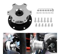 AMONIDA Steering Wheel Arrow Storage Case Hub, CNC Alloy Design (Silver)