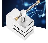 AMONIDA Straight Single Tooth Clamp, Durable Stainless Steel Push-Pull Force Fixture for Tensile Testing of Cables and Materials, 4mm Opening, 500N Load