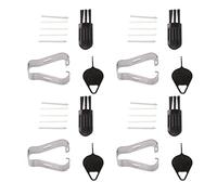 AMONIDA Stylus Pen Tips, 20pcs Durable ABS Tablet Replacement Tips Smoothing for Repair