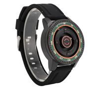 AMONIDA Suspension Watch Innovative Stylish Time Display for Couples Copper Shell (Orange Green Circle)