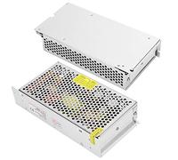 AMONIDA Switch Power Supply Driver Adapter DC12V High Efficiency Short Circuit Protection for LED Display Aluminum Alloy 1 Unit (S-150-12 (12V/12.5A/150W) AC110/220V±15%)