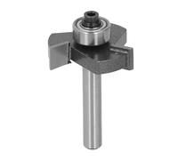 AMONIDA T Slot Router Bit Durable Multifunctional 3 Flutes for Woodworking Projects 1/4 Inch Shank