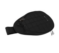 AMONIDA Tennis Backpack for Men Women Polyester Racket Sling Bag with Adjustable Strap for Sports 29x6x46cm (Black)