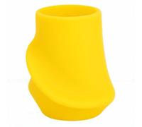 AMONIDA Tennis Racket Grip Corrector Stable Grip Improves Skills for Beginners Silicone Portable 1 X 2.3x2.0x2.2in (Yellow)