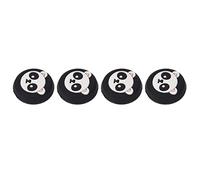 AMONIDA Thumb Grip Silicone Caps for Controller Cute Panda Design Enhances Grip and Accuracy for Gamers 4pcs (Black)