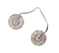 AMONIDA Tibetan Tingsha Meditation Bells High Pitched Tone for Meditation and Sound Therapy Copper 2 Pieces