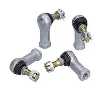 AMONIDA Tie Rod End Kit, Durable Replacement Ball Joint Set for Fourtrax 300 1988-1996, 4-Piece Rubber and Metal Design