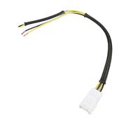 AMONIDA Trunk Subwoofer Wire Harness, High Strength Plastic with Exposed Wire Ends for Quick Connection, 2 Pairs of Wires for Dual Sound Coil Subwoofer, for Vehicle