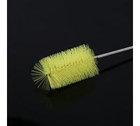 AMONIDA Tube Cleaning Brush, 155cm Flexible Double Ended, 9-35mm (Yellow) | Stainless Steel Spring, Nylon Wire, Fish Tank Use, Filters, 9-35mm Glass Pipe Compatibility