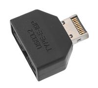 AMONIDA Type E USB 3.2 Front Panel Header Extension Adapter, High-Speed 10Gbps Data Transfer for Motherboards, Reliable and Compact, 1 Unit