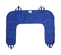 AMONIDA U Shape Patient Turning Sheet, Comfortable Positioning Bed Pad, Labor Saving Transfer Sheet for Bed Ridden Patients, Medium Size with 1 X Pad & 4 X Straps