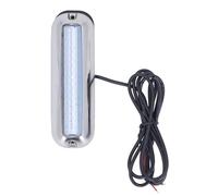 AMONIDA Underwater Boat Lights 42 LED 125° Wide Angle Bright Marine Light for Boat Docking Stainless Steel 1 Unit (Blue)