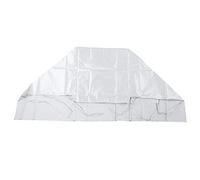 AMONIDA Universal Sunscreen Washing Machine Cover, Protective Dust Cover for Home Appliance, Easy to , Suitable for Toilets and Kitchens, Silver Coating Fabric (M Size+Front Open) (M medium front