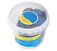 AMONIDA Universal Tire Patch Rubber Repair Kit Multifunctional for Car Motorcycle 25mm Diameter 100 Pieces (100 Pcs)
