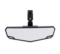 AMONIDA UTV Center Mirror, Convex Rearview Mirror Fit for Polaris Fit for Ranger RZR, Adjustable 60 Degree View for Off-Road Adventures, 11x3.6in, Easy Installation