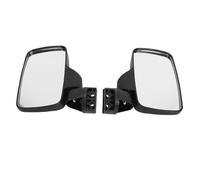 AMONIDA UTV Rearview Side Mirrors Enhanced Safety for ATV UTV Off Road Vehicles Black 1 Pair