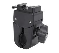 AMONIDA V Mount Battery Clamp, Adjustable V Lock Clamp with Anti Slip Gaskets, for Photography Tripod Light Stand and Video Camera Cage Mounting