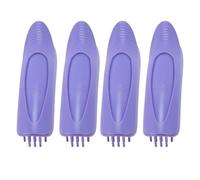 AMONIDA Volumizing Hair Clips Heat Resistant Quick Curling for Women and Girls with Fine Curls Wheat Straw+abs 4 Pcs