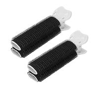 AMONIDA Volumizing Hair Root Clip Portable 2pcs Hair Curler Clips for Home Travel or Salon Use (Black)