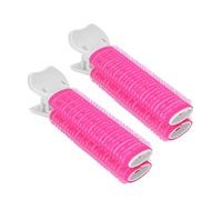 AMONIDA Volumizing Hair Root Clip Portable 2pcs Hair Curler Clips for Home Travel or Salon Use (Red)