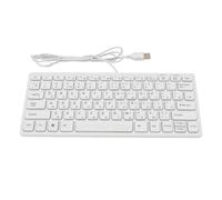 AMONIDA Wired Keyboard with Russian Letters, Ultra Slim 78 Keys