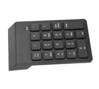 AMONIDA Wireless Numeric Keypad, 18 Keys Precision Input Device for Accountants and Developers, Battery Operated, Stylish Black Design