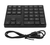 AMONIDA Wireless Numeric Keypad 35 Keys Low Noise Feature for Accounting and Spreadsheets Plug and Play Black ABS Material