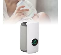AMONIDA Wireless Portable Bottle Warmer Sleeve for Traveling Mothers,Fast Warming Infant Milk & Defrost Breastmilk,48 Hour Constant Temperature Keep Warm,6000MAH Ion