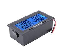 AMONIDA YB5142DM Intelligent AC Voltage Current Tester Meter with LCD Display for Home Use (AC100A split type)
