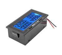 AMONIDA YB5142DM Intelligent AC Voltage Current Tester Meter with LCD Display for Home Use (AC20A direct test)