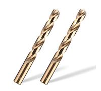 amoolo 12mm 2pcs Cobalt Drill Bit, M35 HSS Metric Cobalt Drill Bit Set for Hard Metal, Stainless Steel, Cast Iron