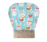Amooorous A Cute Cartoon White Rabbit Bag Bed Cave for Cat for Indoor Cats and Mini Dogs Pet Calming Nest Winter, Comfortable, Washable Self Heating