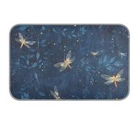 Amooorous A Few Lovely Fireflies Flew in Dark Blue Sky Summer Cooling beds Self Cooling Dog Blankets for Large Dogs for Cat's Travel cat Essentials cama Fria para perro M