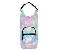 Amooorous A Pastel Rainbow Sky Water Bottle Holder for Backpack Space-Saving Insulated Bag for Water Bottles Water Bottle Belt Holder,Fits 20 oz, 24 oz, 32 oz,40 oz bottles
