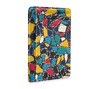 Amooorous Abstract Pattern Handy Drawn Leather Women Wallet Slim with ID Window RFID Blocking Credit Card Wallet for Men&Women tarjetero para Mujer