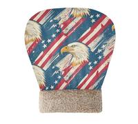 Amooorous American Flag Wild Bird Bed Bag for Cat for Cats and Small Dog Kitten's Mat Pad Sack Winter Cozy Plush Self Heating