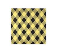 Amooorous Argyle Buffalo Plaid Check Tartan Scotland Yellow Black silk scarf shawls essentials wrap scarf for women for christmas scarf chal para mujer, Argyle Buffalo Plaid Check Tartan Scotland