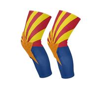 Amooorous Arizona State Flag Az Blue Red lightweight football knee pads pads for snowboarding，dancing，dancing