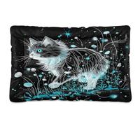 Amooorous Art Ragdoll Cat Washable Pet Mattress Soft Comfortable Anti-Slip Bottom Pet Bed for Medium/Large Dogs 36" x 24"