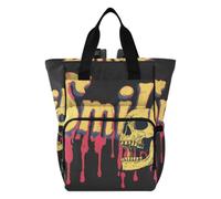 Amooorous Baby Diaper Bag Backpack Baby Bags For Mama Drip Style Death Skull