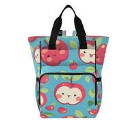 Amooorous Baby Diaper Bag Backpack diaper backpack Cartoon Red fruit Green Leaves