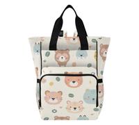 Amooorous Baby Diaper Bag Diaper Bag Backpack for Moms Dads Cute Animal Faces