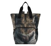 Amooorous Baby Diaper Bag Diaper Bag Backpack for Moms Dads Funny Angry Tigers Gothic