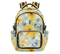 Amooorous Beauty Spring Flowers Kansas Sunflower_24152_3 Clear Kid Backpack Cute Sturdy Carry On Backpack Travel Bag for School College Travel, Age 7-18 mochila de princesas para