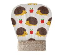 Amooorous Beige Cartoon Fruit Hedgehog Silhouette Cat Sleeping Bag Bed Cave for Indoor Puppy and Cats Hideway for cute's Cold Weather Cozy Self Heating